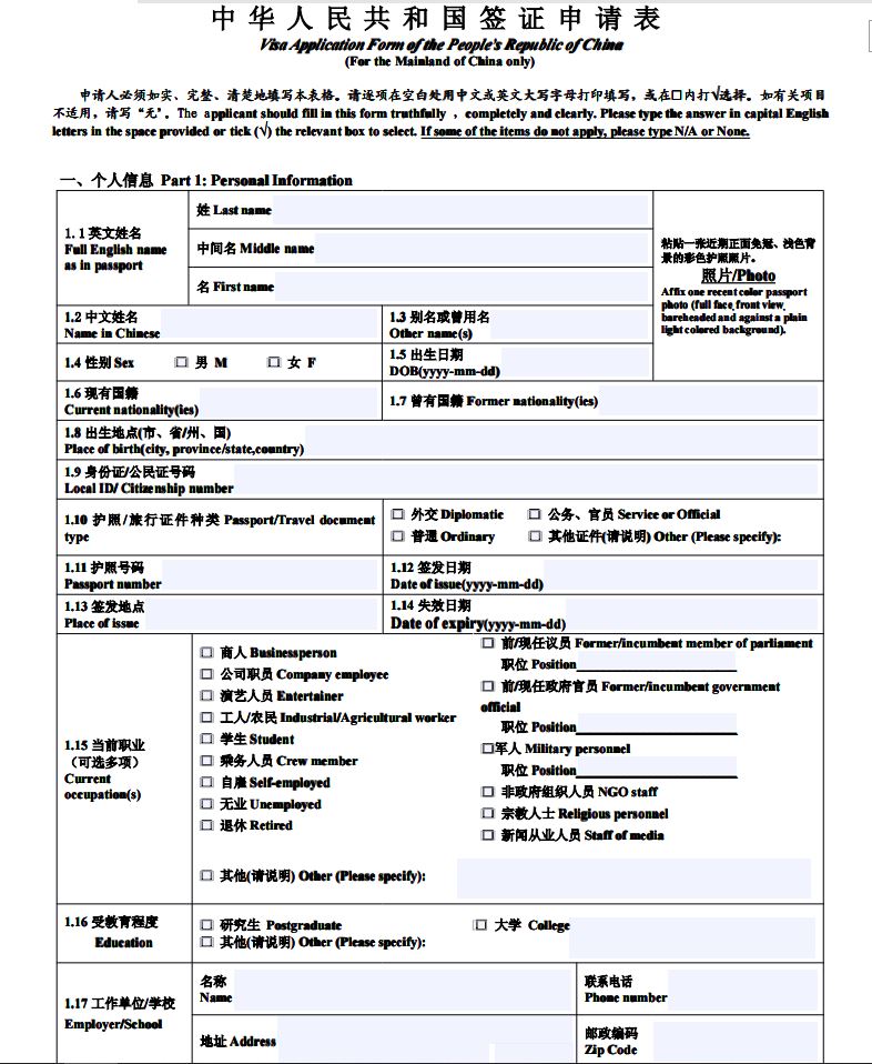 visa process